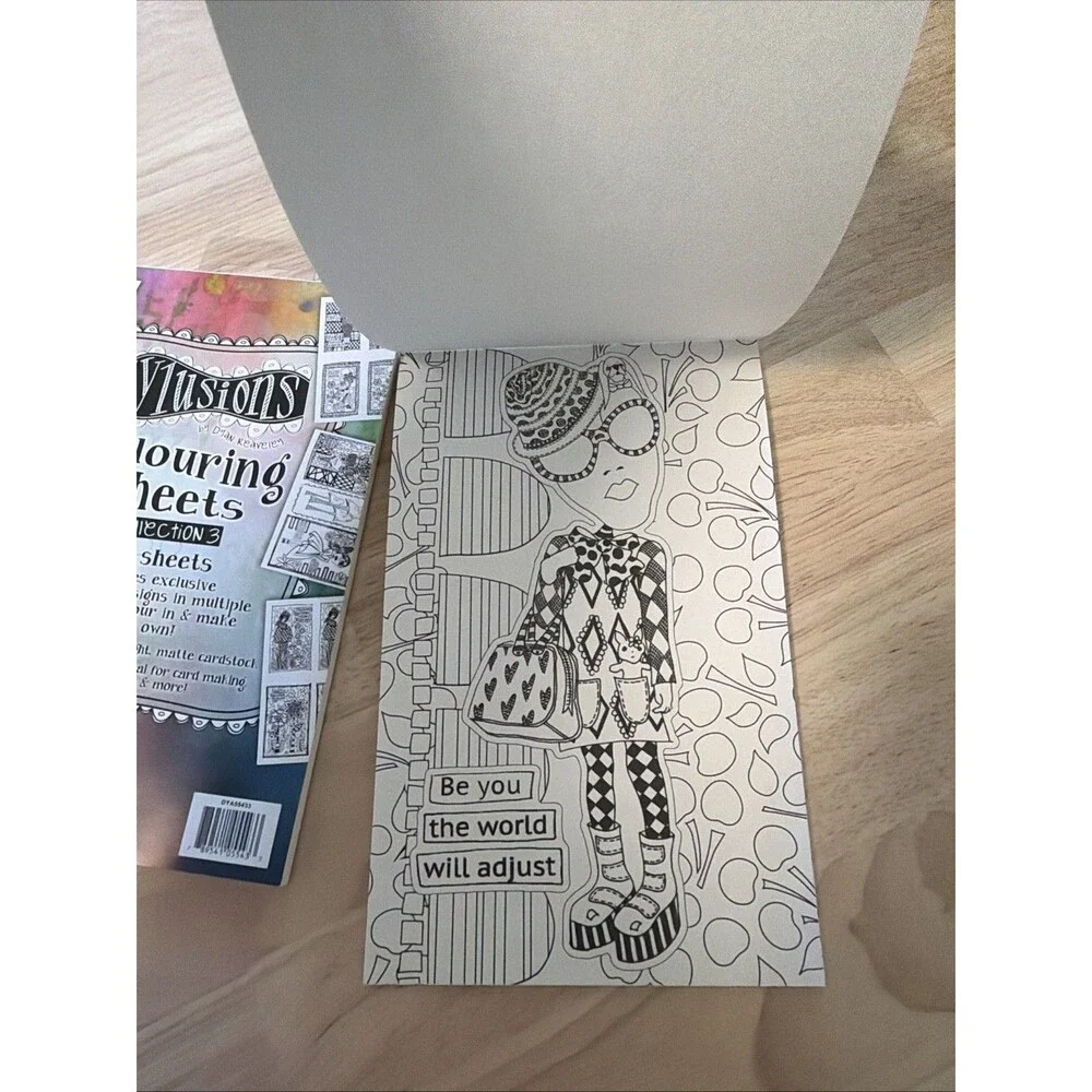 Dylusions Coloring Sheets by Dyan Reaveley Collection 2 and 24 colouring Ranger